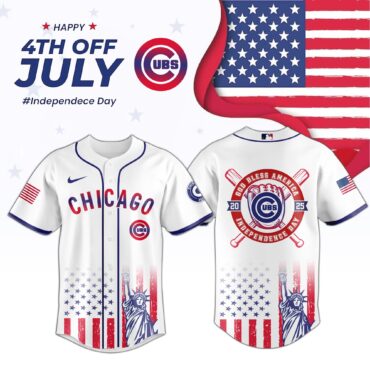 MLB Chicago Cubs Special Independence Day Baseball Jersey
