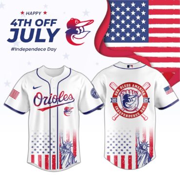 MLB Baltimore Orioles Special Independence Day Baseball Jersey