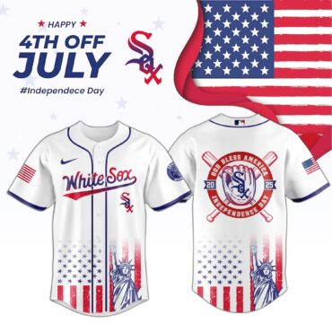 MLB Chicago White Sox Special Independence Day Baseball Jersey
