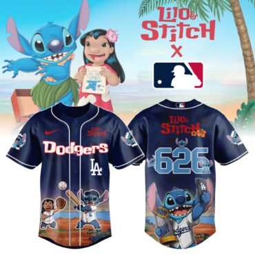 Los Angeles Dodgers x Lilo & Stitch Limited Edition Jersey
