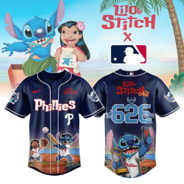 Philadelphia Phillies x Lilo & Stitch Limited Edition Jersey
