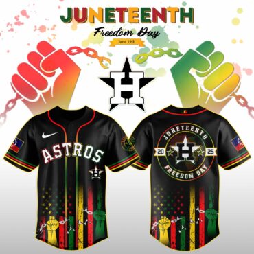 Houston Astros MLB X Juneteenth Day Jersey Edition Jersey 2025