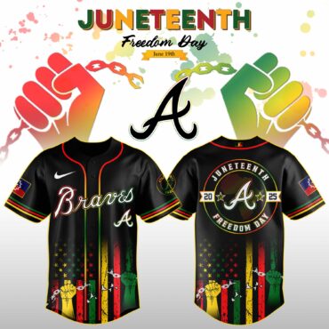 Atlanta Braves MLB X Juneteenth Day Jersey Edition Jersey 2025