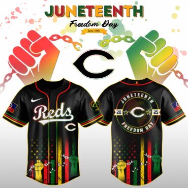 Cincinnati Reds MLB X Juneteenth Day Jersey Edition Jersey 2025