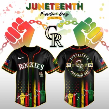 Colorado Rockies MLB X Juneteenth Day Jersey Edition Jersey 2025