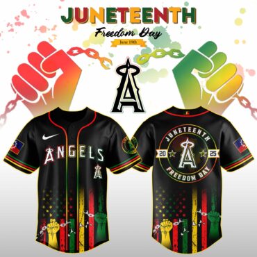 Los Angeles Angels MLB X Juneteenth Day Jersey Edition Jersey 2025