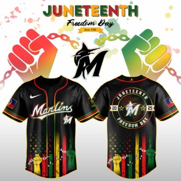 Miami Marlins MLB X Juneteenth Day Jersey Edition Jersey 2025