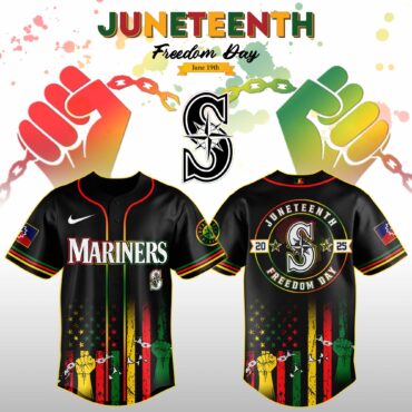 Seattle Mariners MLB X Juneteenth Day Jersey Edition Jersey 2025