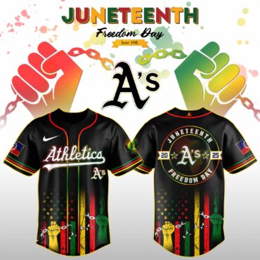 Oakland Athletics MLB X Juneteenth Day Jersey Edition Jersey 2025
