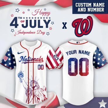 MLB Washington Nationals Special Independence Day Limited Edition Jersey