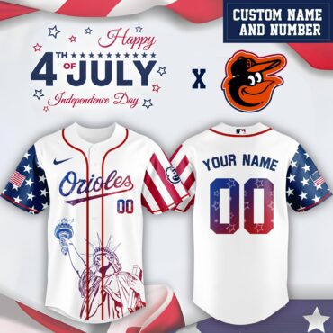 MLB Baltimore Orioles Special Independence Day Limited Edition Jersey