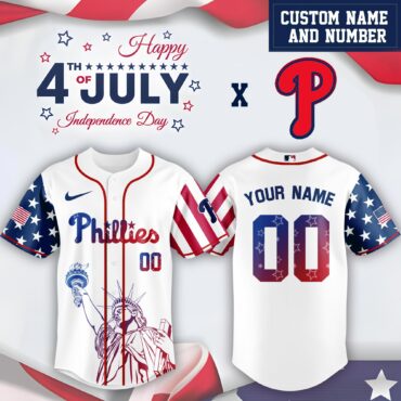 MLB Philadelphia Phillies Special Independence Day Limited Edition Jersey