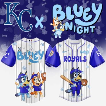 Kansas City Royals MLB x Bluey And Bingo Special Edition Jersey 2025