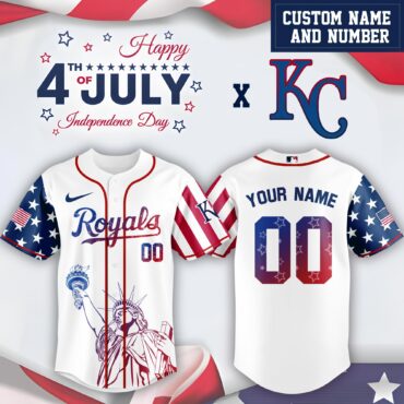MLB Kansas City Royals Special Independence Day Limited Edition Jersey