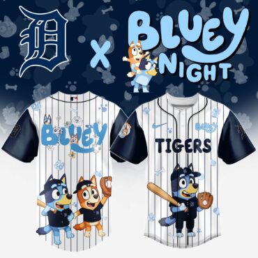Detroit Tigers MLB x Bluey And Bingo Special Edition Jersey 2025
