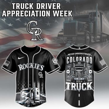 Colorado Rockies MLB X Nation Truck Driver Appreciation Week Limited Edition Jersey 2025