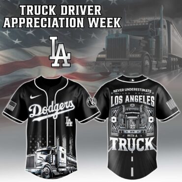 Los Angeles Dodgers MLB X Nation Truck Driver Appreciation Week Limited Edition Jersey 2025