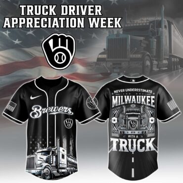 Milwaukee Brewers MLB X Nation Truck Driver Appreciation Week Limited Edition Jersey 2025