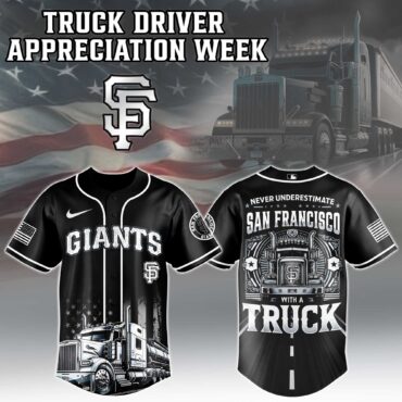 San Francisco Giants MLB X Nation Truck Driver Appreciation Week Limited Edition Jersey 2025