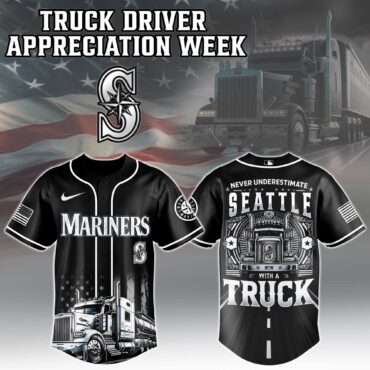 Seattle Mariners MLB X Nation Truck Driver Appreciation Week Limited Edition Jersey 2025