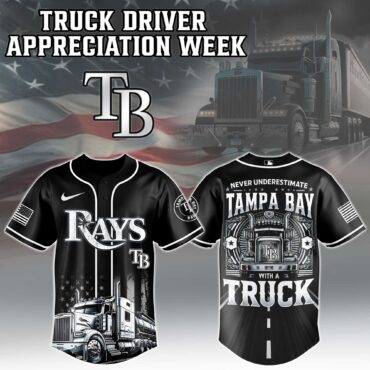 Tampa Bay Rays MLB X Nation Truck Driver Appreciation Week Limited Edition Jersey 2025