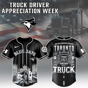 Toronto Blue Jays MLB X Nation Truck Driver Appreciation Week Limited Edition Jersey 2025