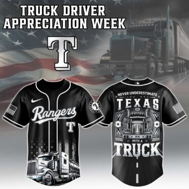 Texas Rangers MLB X Nation Truck Driver Appreciation Week Limited Edition Jersey 2025