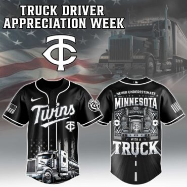 Minnesota Twins MLB X Nation Truck Driver Appreciation Week Limited Edition Jersey 2025