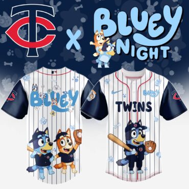 Minnesota Twins MLB x Bluey And Bingo Special Edition Jersey 2025