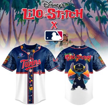 Minnesota Twins MLB x Lilo & Stitch Jersey