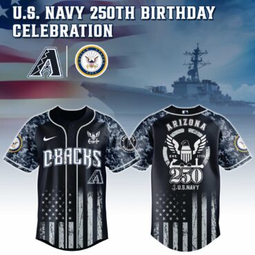 Arizona Diamondbacks MLB x 250 U.S. NAVY Baseball Jersey