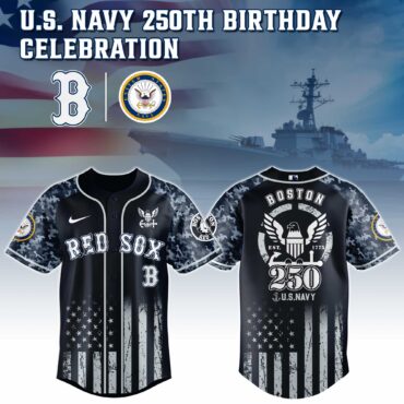 Boston Red Sox MLB x 250 U.S. NAVY Baseball Jersey