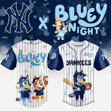 New York Yankees MLB x Bluey And Bingo Special Edition Jersey 2025