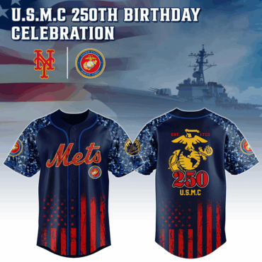 All Team MLB x United States Marine Corps 250th Birthday Tribute Baseball Jersey