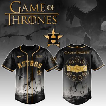 All Team MLB x Game Of Thrones Night Game Exclusive Design Jersey
