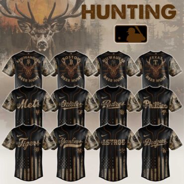 All Team MLB x Deer Hunting Baseball Jersey