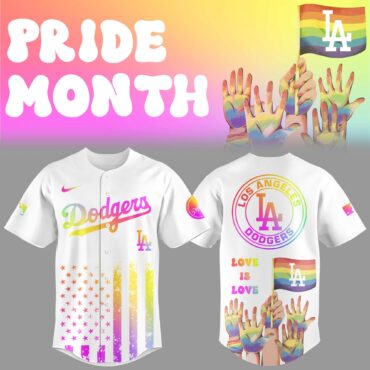 Los Angeles Dodgers X Pride Month Baseball Jersey