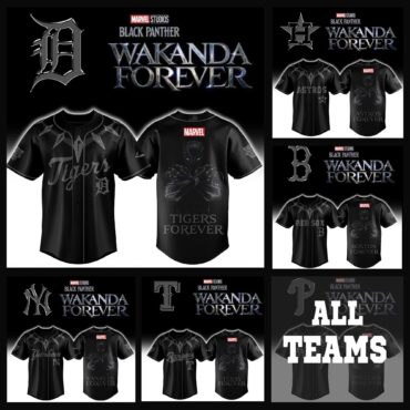 All Team MLB x Black Panther Forever Baseball Jersey