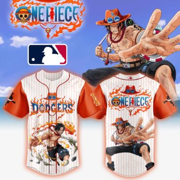 All Team MLB x ONE PIECE Night Baseball Jersey