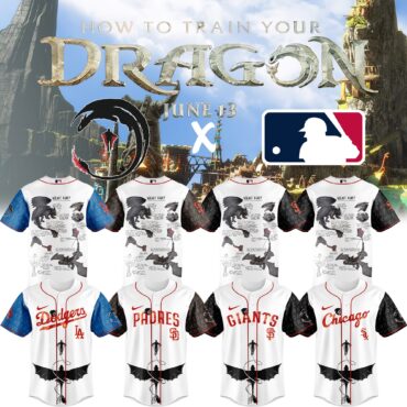 All Team MLB x How to Train Your Dragon Baseball Jersey