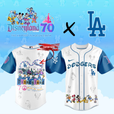 Los Angeles Dodgers MLB X Disneyland 70th Year Of Magical Baseball Jersey 2025