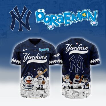 New York Yankees X Doraemon Baseball Jersey