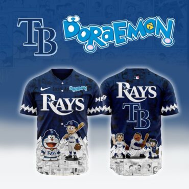 Tampa Bay Rays X Doraemon Baseball Jersey
