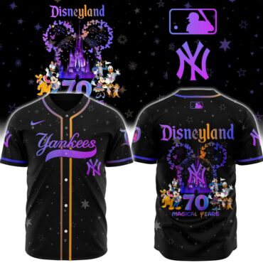 New York Yankees X Disneyland 70 Magical Years Baseball Jersey