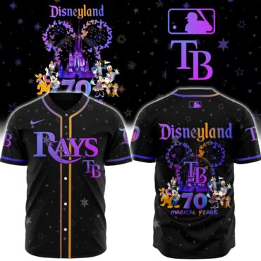 Tampa Bay Rays X Disneyland 70 Magical Years Baseball Jersey