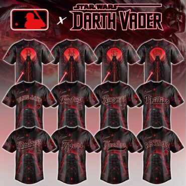 All Team MLB x Darth Vader Star Wars Limited Edition Baseball Jersey