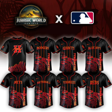 All Team MLB x Jurassic World Baseball Jersey