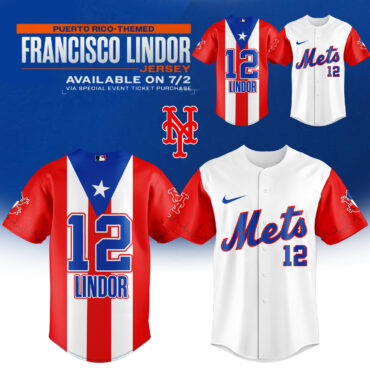 New York Mets MLB x Francisco Lindor Baseball Jersey