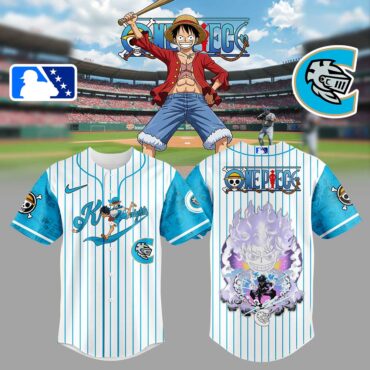 Charlotte Knights MLB x One Piece Luffy Gear 5 Baseball Jersey