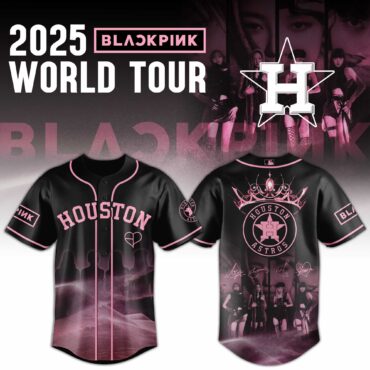 Houston Astros MLB x BLACKPINK 2025 WORLD TOUR Baseball Jersey